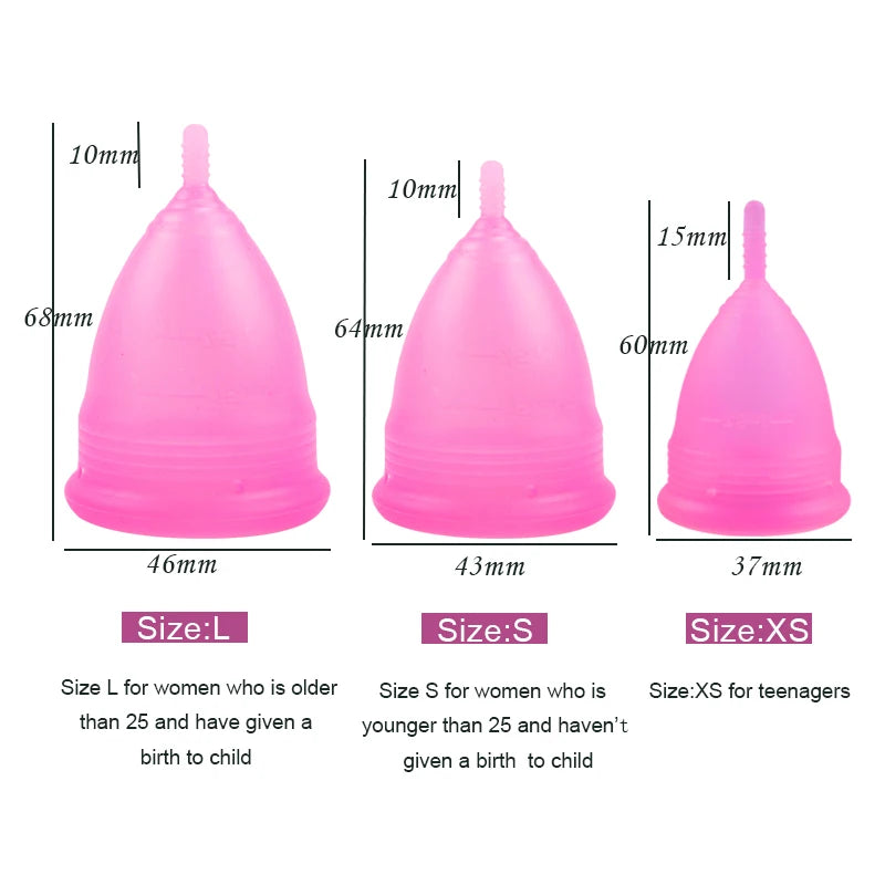 Coupe Menstruelle + Applicateur & Boîte de Stérilisation – Kit d’Hygiène Féminine