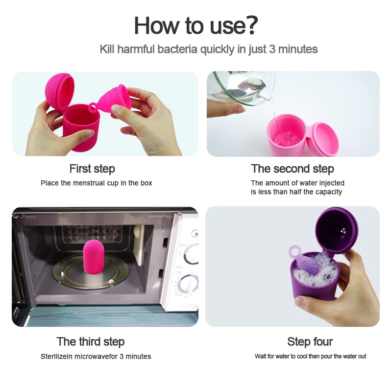 Kit Coupe Menstruelle & Boîte de Nettoyage